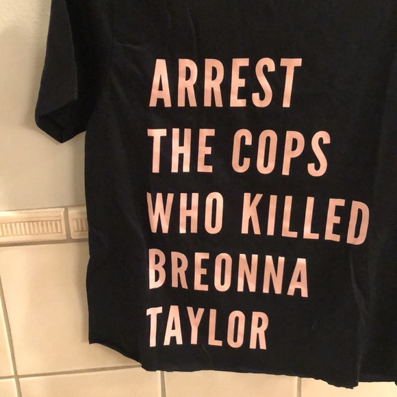 New BLM Breonna Taylor graphic cropped t-shirt - Picture 2 of 5